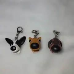THE DOGミニマスコット チャーム 3個セット平成レトロ