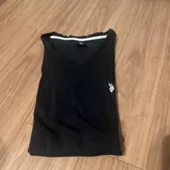 U.S. Polo Assn. 黒 Vネック Tシャツ Lサイズのサムネイル
