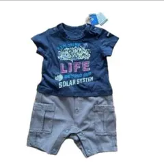 ブランド BREEZE ブリーズ　新品未使用　ロンパース　70　双子　no.4