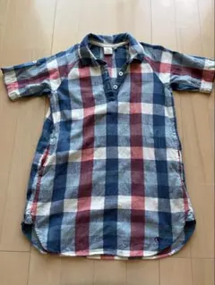 AIGLE エーグル　110cm シャツワンピ　チュニックのサムネイル