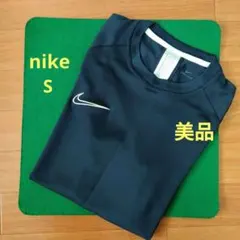 Nike スポーツ Tシャツ S ネイビー 男 スポーツウェア シャツ 上 美品