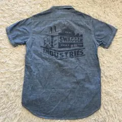 SWAGGER Chambray Linen mix Work Shirts Ｌのサムネイル