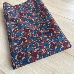 アメリカ国旗デザインの綿生地