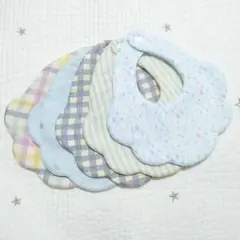 No.42 ハンドメイドもくもくスタイ5枚セット