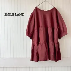 大きいサイズ 4L ティアードブラウス チュニック リボン UV 冷感 新品タグ