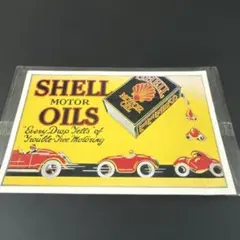 Shell レトロ広告ポストカード 2枚セット