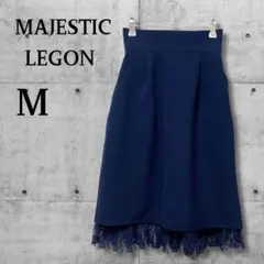 10【マジェスティックレゴン】タイトスカート レース付き オフィスコーデ