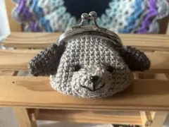 わんちゃん　ミニがま口のサムネイル