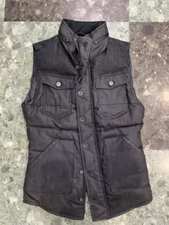 G-Star RAW カーキ ダウンベスト M G-STAR RAW ダウンベスト ベスト FOUNDATION LINER VEST/軽量中綿