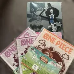 ONE PIECE ラブーン タオル 3枚セットクリアファイルシール付のサムネイル