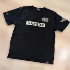 VANSON バンソン Tシャツ ブラック XL 刺繍のサムネイル