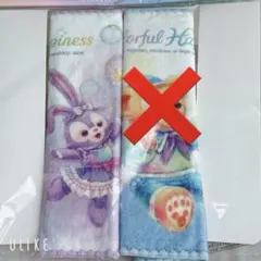 ダッフィー＆フレンズ20周年　カラフルハピネス　ミニタオル　オルメル　ステラルー