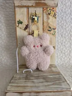 ♡ハンドメイド くまちゃんぬいぐるみ キーホルダー♡