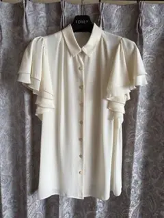 ルジュール❣️美品フリル半袖シャツ❣️カットソー38サイズのサムネイル