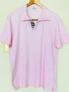 Paul Smith 半袖ポロシャツ ピンク 日本製　スキッパーカラーのサムネイル