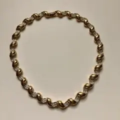 チョーカー　ゴールド×ストーン