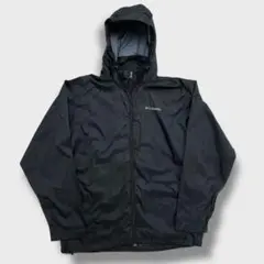 【ま】00’s 古着 Columbia コロンビア ブラック ナイロンジャケット