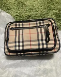 Burberry チェック柄 クラッチバッグ