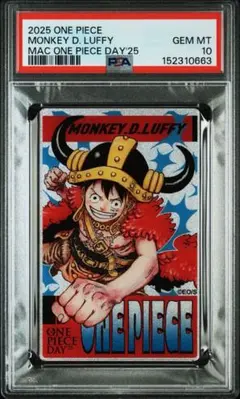 PSA10】 ONE PIECE メタリックアクリルカード ルフィ - メルカリ