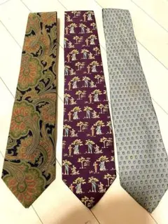 ChristianDior ネクタイ3点　ディオール　シルク