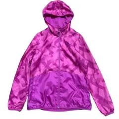 PUMA ウィンドブレーカー ナイロンジャケット メッシュ XL 幾何学模様