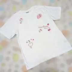しまむら 辻希美 Ange Charme ハローキティ 刺繍 Tシャツ