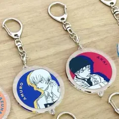 コナン探偵社限定　繋がるアクリルキーホルダー 安室透・赤井秀一 2個セット