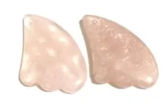 【Sale】新品☆天然石ローズクォーツかっさ２個セット☆①