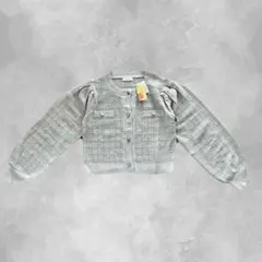 新品タグ付き【期間限定出品】アストリア ハートボタンカーディガン ベージュ M