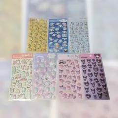 サンリオ ぷくっとシール 7枚 クロミ マイメロ シナモロール 他まとめ売り