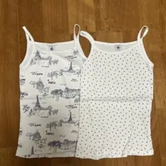 Petit Bateau キャミソール 2枚セット 140cm
