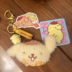 ポムポムプリン スシロー　ぬいぐるみ マスコット ステッカー まとめ売り