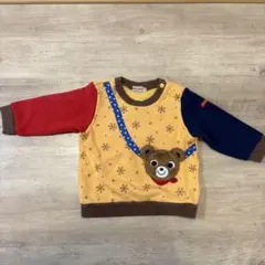 ミキハウス　クマ　トレーナー