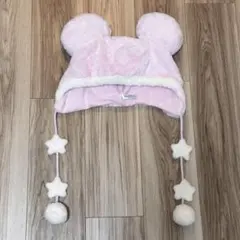 ディズニー　ファンキャップ　ミッキー　ピンク