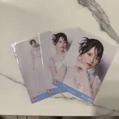 屈*n様 佐々木舞香 生写真 絶対アイドル辞めないで コンプ 白セーラー