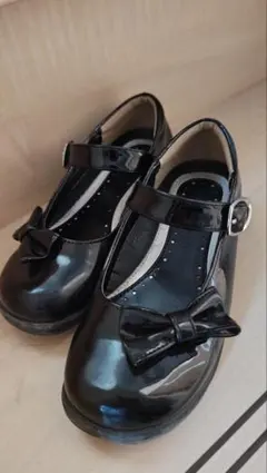 フォーマルシューズ　黒　19.0（18.5）