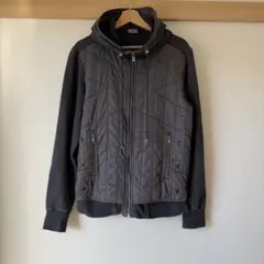 DIESEL キルティングジャケット パーカー　フーディー