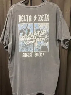DELTA ZETA ロックTシャツ グレーのサムネイル