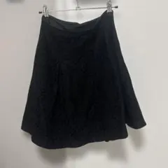 アンミール フレアミニスカート レース ブラック 黒のサムネイル