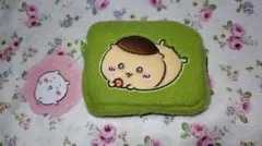 凜*郎様 ちいかわ　くりまんじゅう　ふわふわミニポーチ　ミニポーチ　ポーチ　緑系