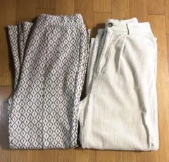 WEGO コーデュロイ パンツ ・ニットパンツ 2枚セット