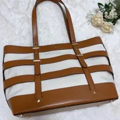 マイケルコース　MICHAEL KORS　キャンバス　トートバッグ
