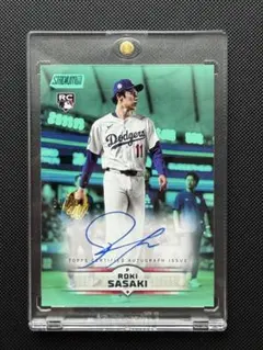 【99枚限定】佐々木朗希 直筆サインカード Topps Stadium Club