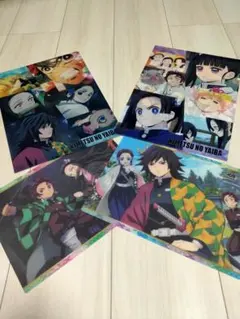 鬼滅の刃 くら寿司 コラボ 下敷き 2枚 A4クリアファイル 2枚