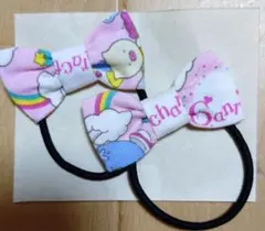 ハンドメイドヘアゴム2個セット