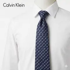 Calvin Klein 日本製 シルク100% ギンガムチェック ネクタイのサムネイル