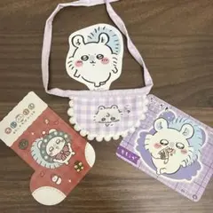 ちいかわベビー モモンガ よだれかけ クリマスカード ステッカーセット