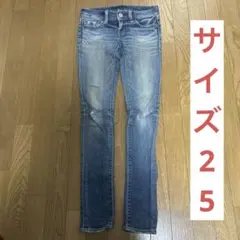 MOUSSY VINTAGE スキニーデニム ブルー