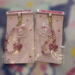 マイメロディ ビーズストラップ 2個セット※値下げ不可