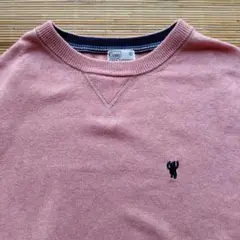 【本日限定割引】Coen シルク混ピンク クルーネック トレーナー XL